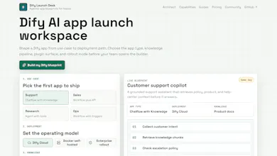 Dify Launch Desk gallery image