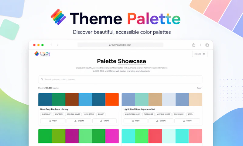 Theme Palette screenshot 2