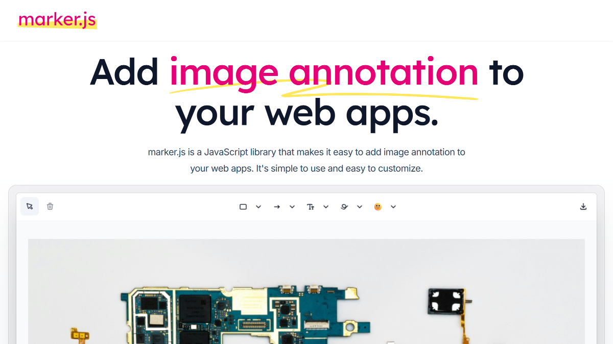 marker.js media 3