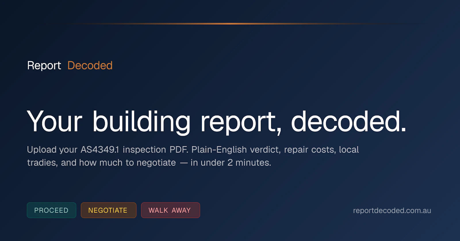 Report Decoded screenshot 1