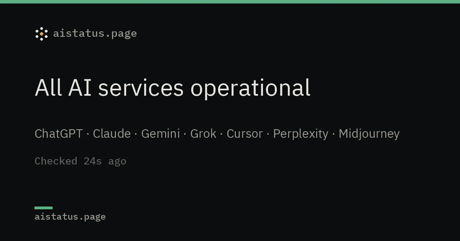 aistatus.page screenshot 1