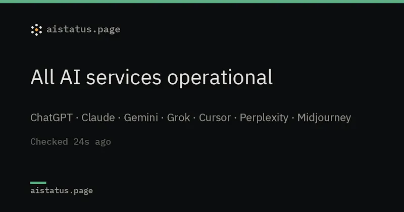 aistatus.page screenshot 1