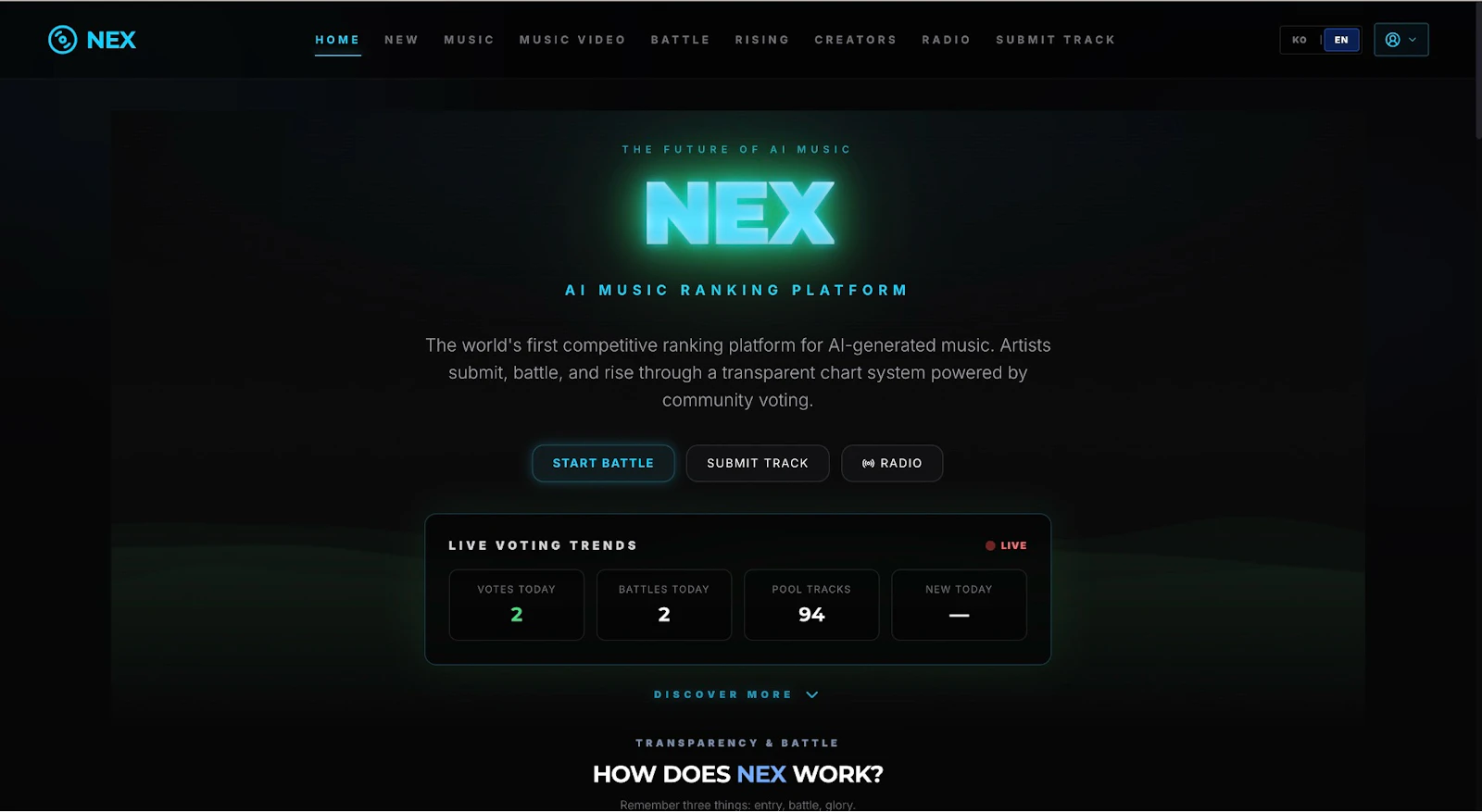 NEX screenshot 1