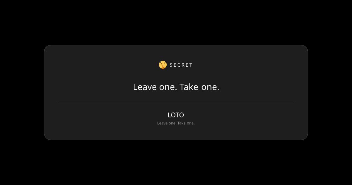 LOTO - Main product screenshot demonstrating key features and user interface