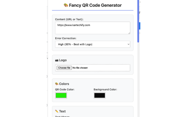 Fancy QR Code Generator gallery image