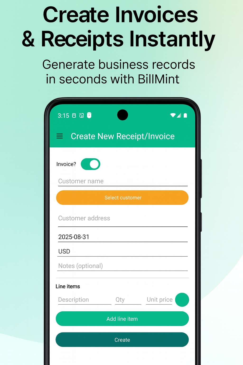 Média Billmint - Facturation et reçus intelligents pour les petites entreprises 2