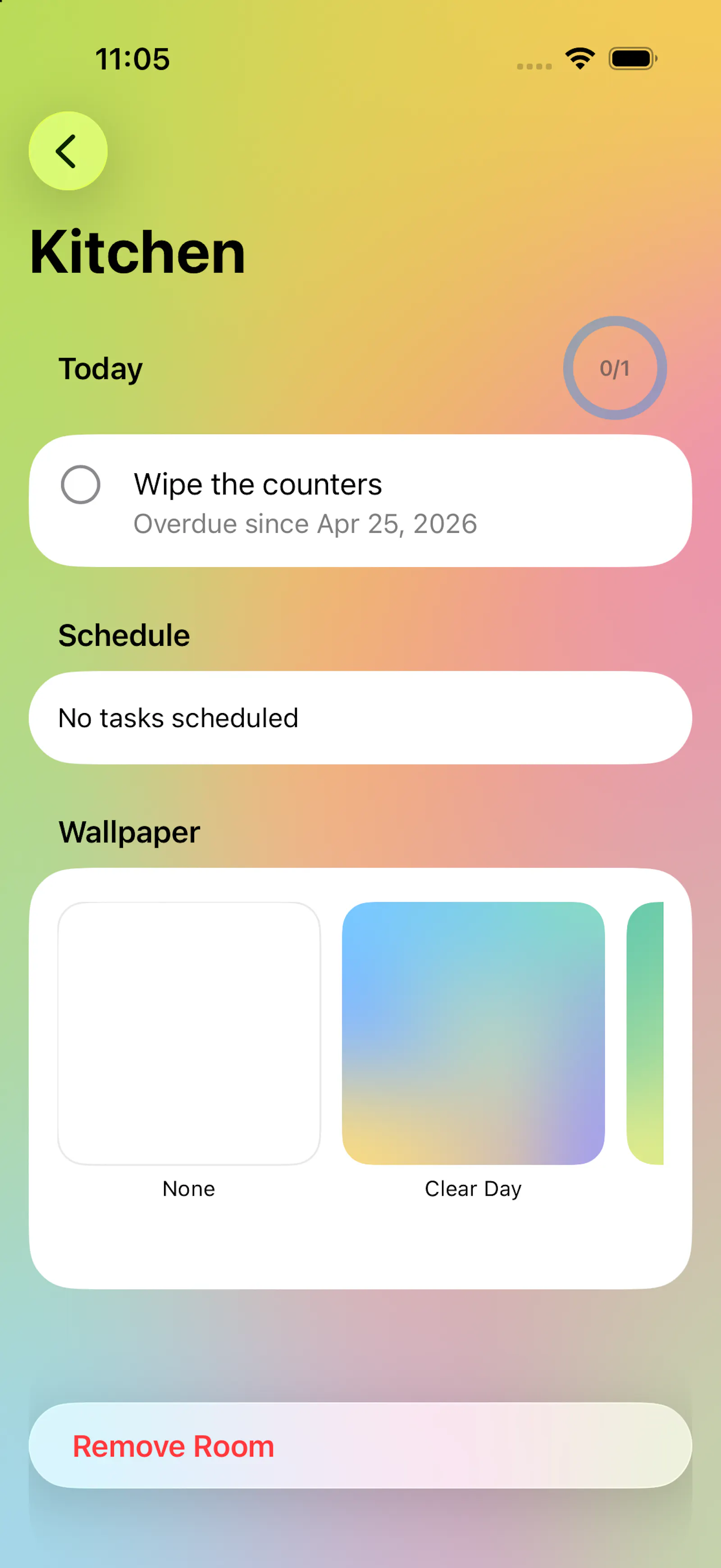 Cleaning Schedule screenshot 3