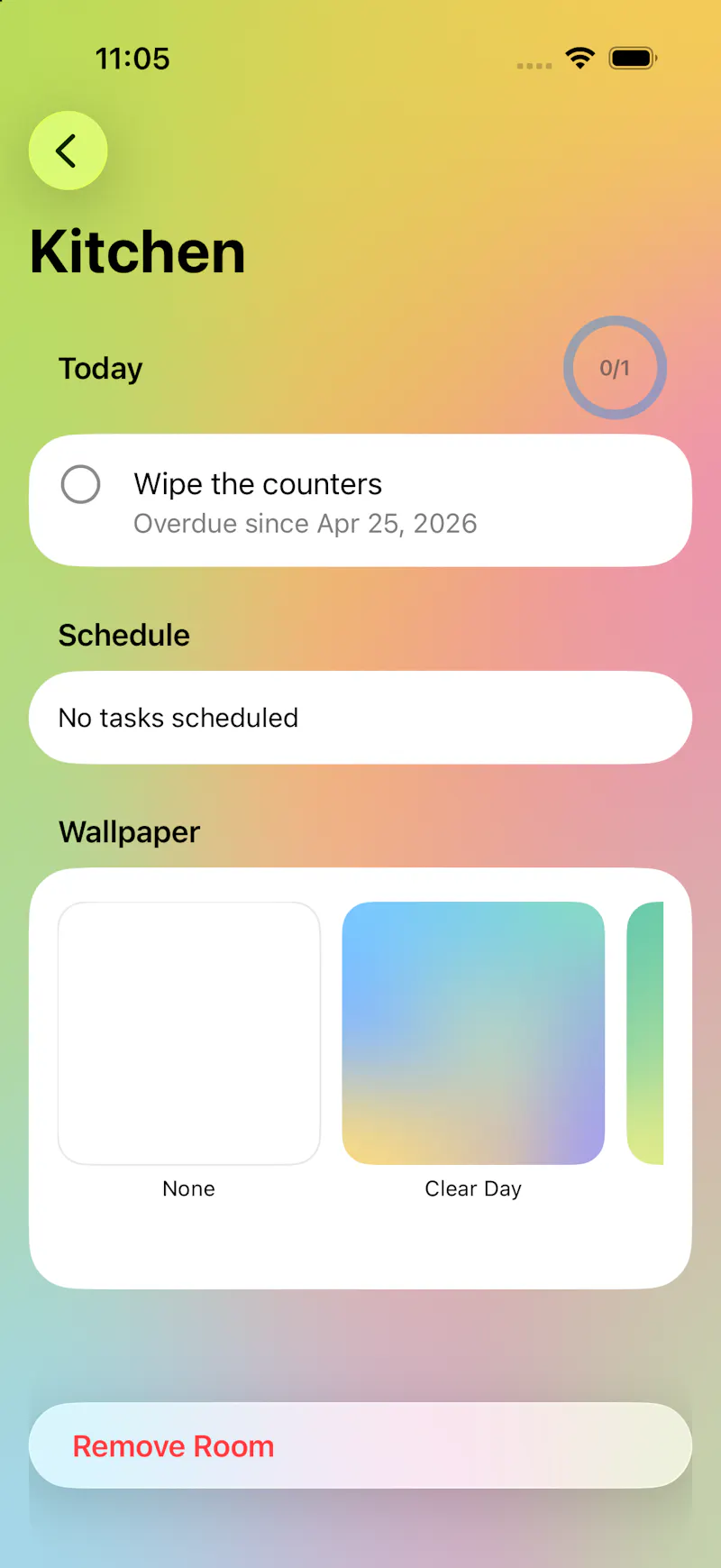 Cleaning Schedule screenshot 3