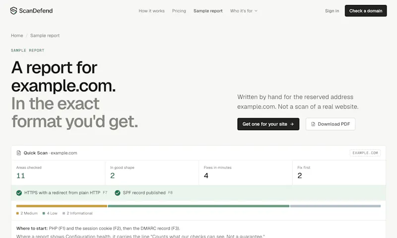 Scandefend screenshot 5