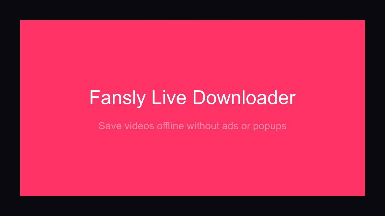 Fansly Live Downloader gallery image