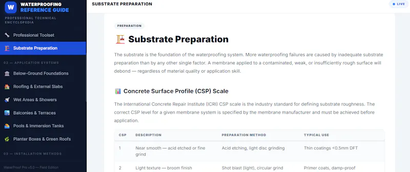 Construction Waterproofing Guide screenshot 8