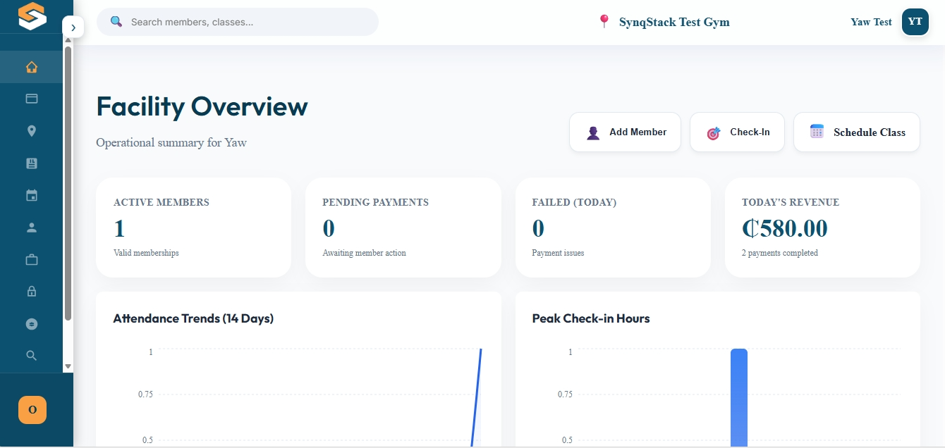 SynqStack Gym Management gallery image