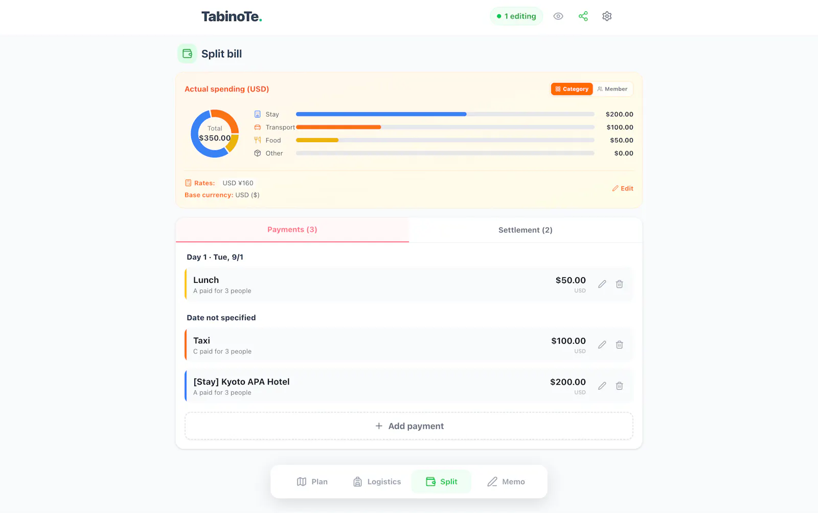 TabinoTe screenshot 3