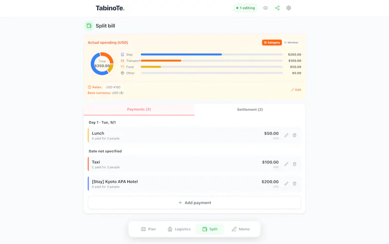 TabinoTe screenshot 3