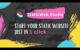 StaticWeb Studio media 1