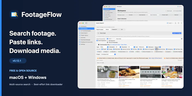 FootageFlow screenshot 1