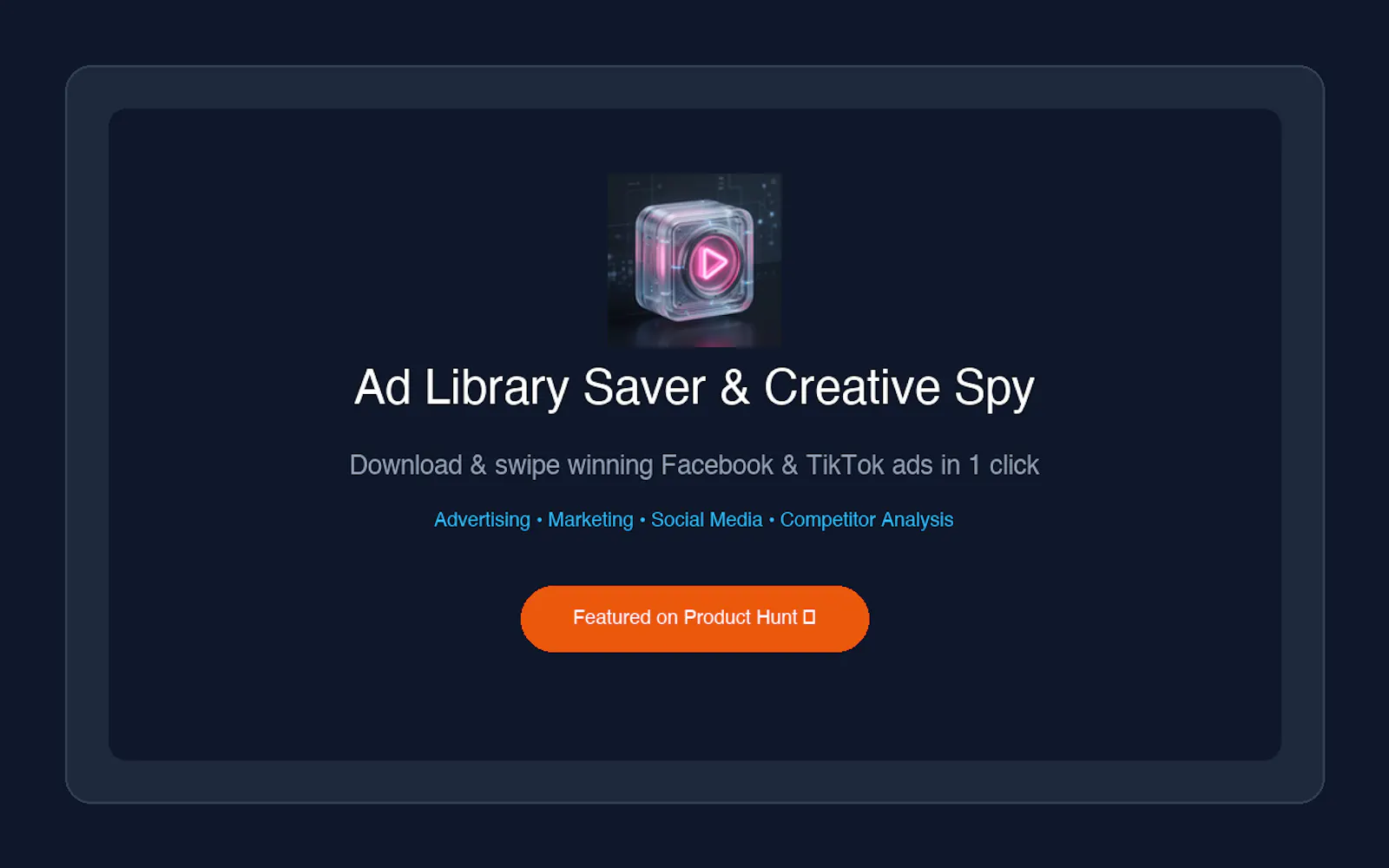 Ad Library Saver & Creative Spy screenshot 3
