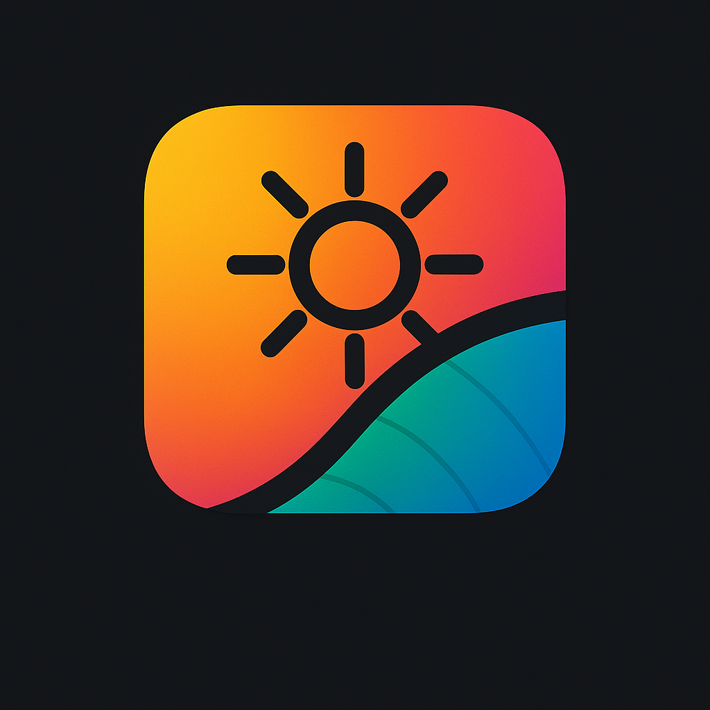 SunSpotter - Product Hunt launch logo and brand identity