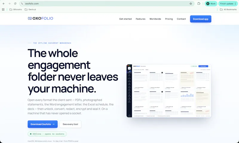 Oxofolio screenshot 6