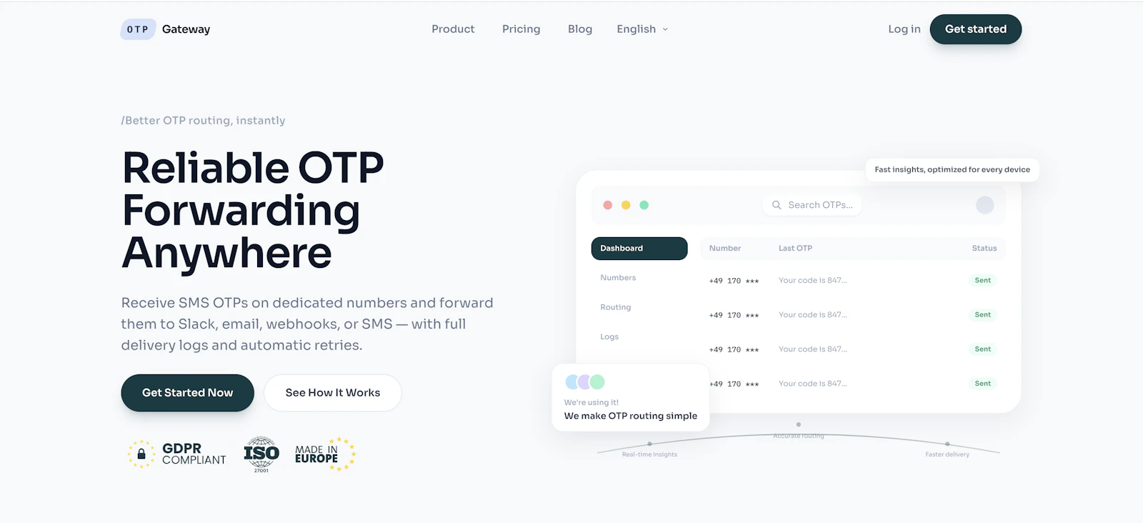 OTP Gateway screenshot 1