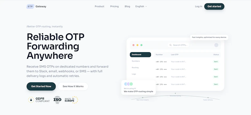 OTP Gateway screenshot 1