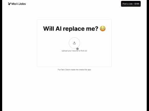 startuptile Will AI replace me?-Find out when AI will take your job based on your resume