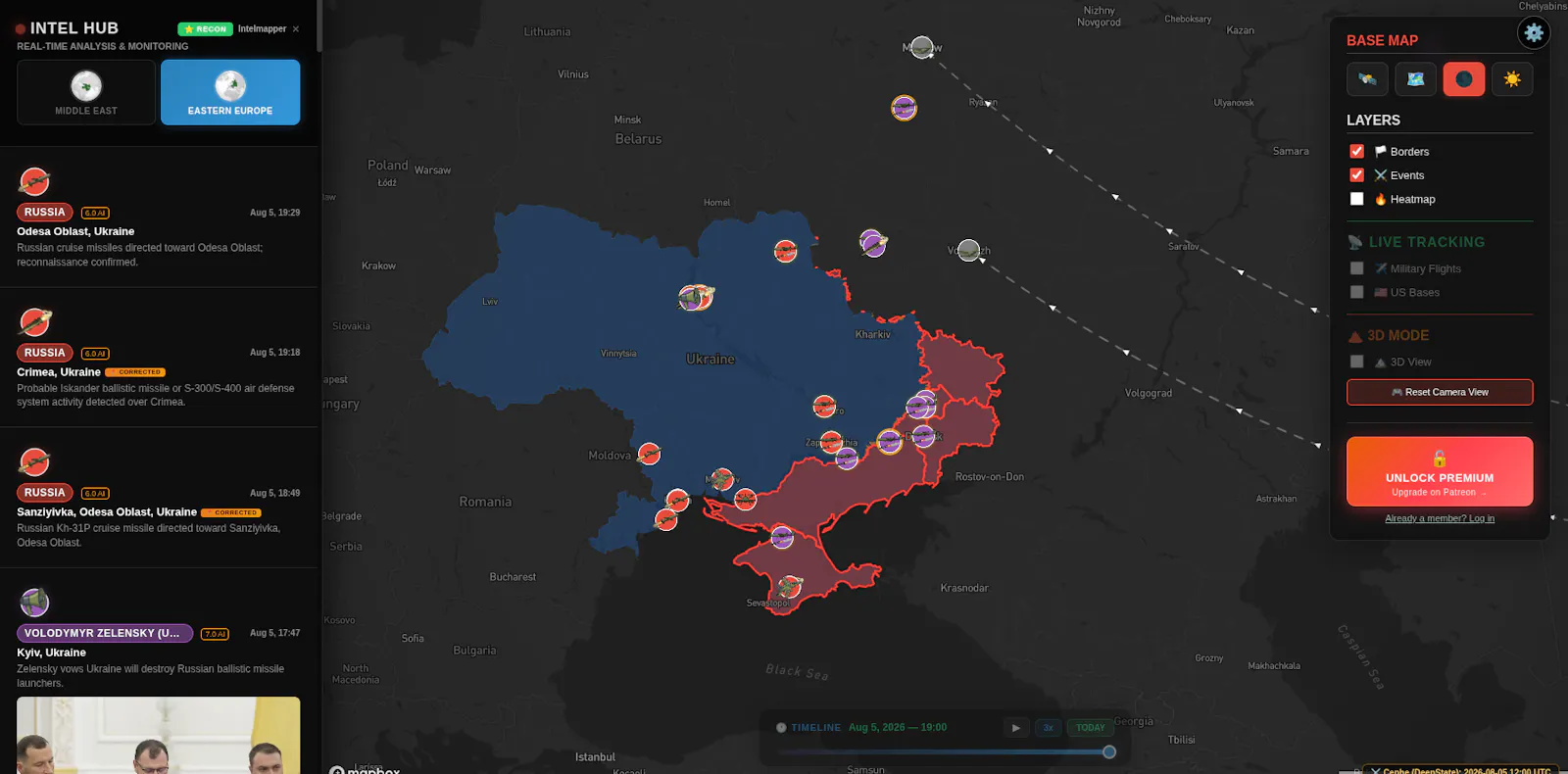 Intel Mapper screenshot 3
