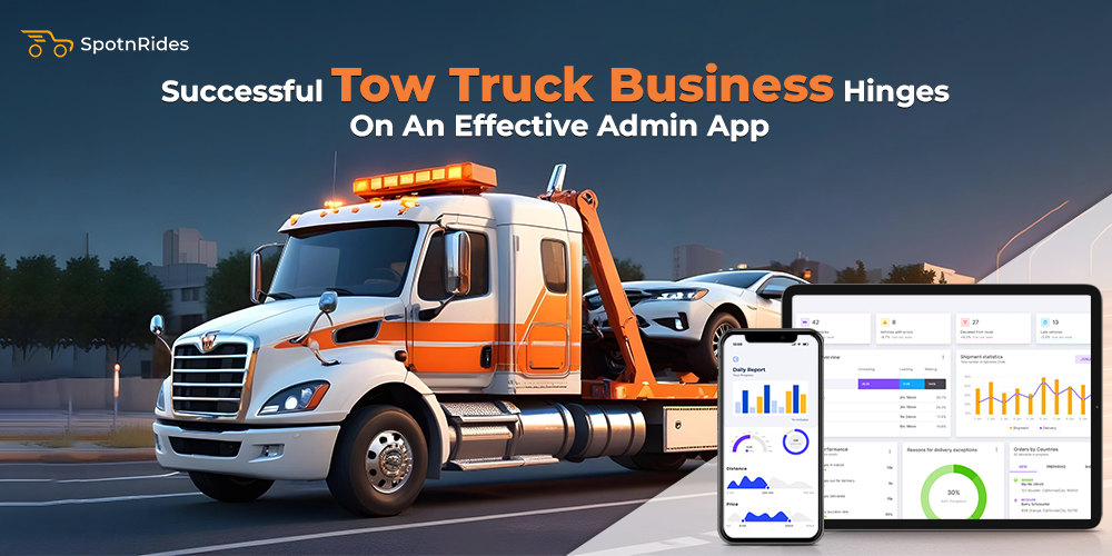 Schlepptau -LKW -Buchungs -App - SpotNrides Medien 1