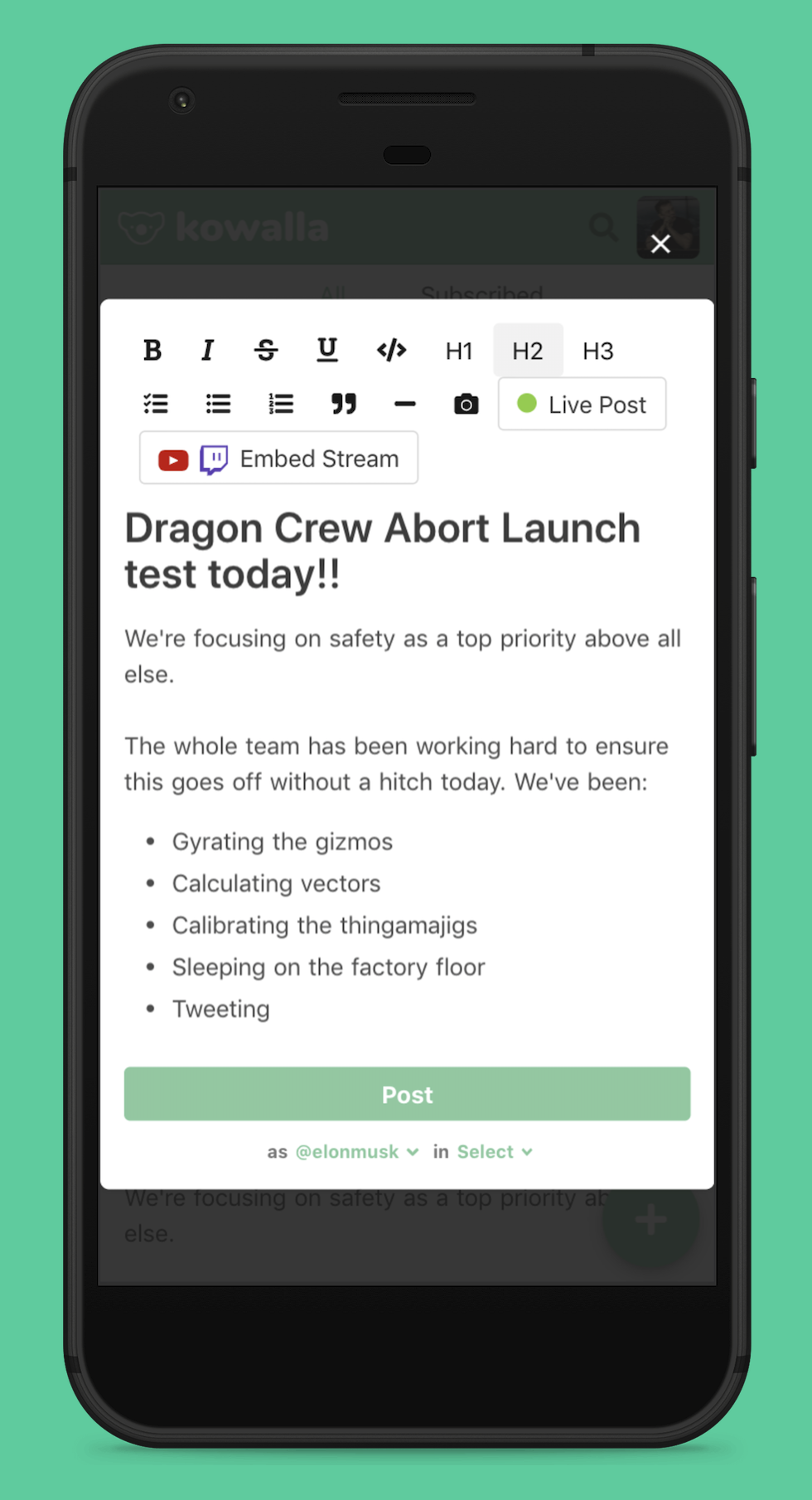 Kowalla gallery image