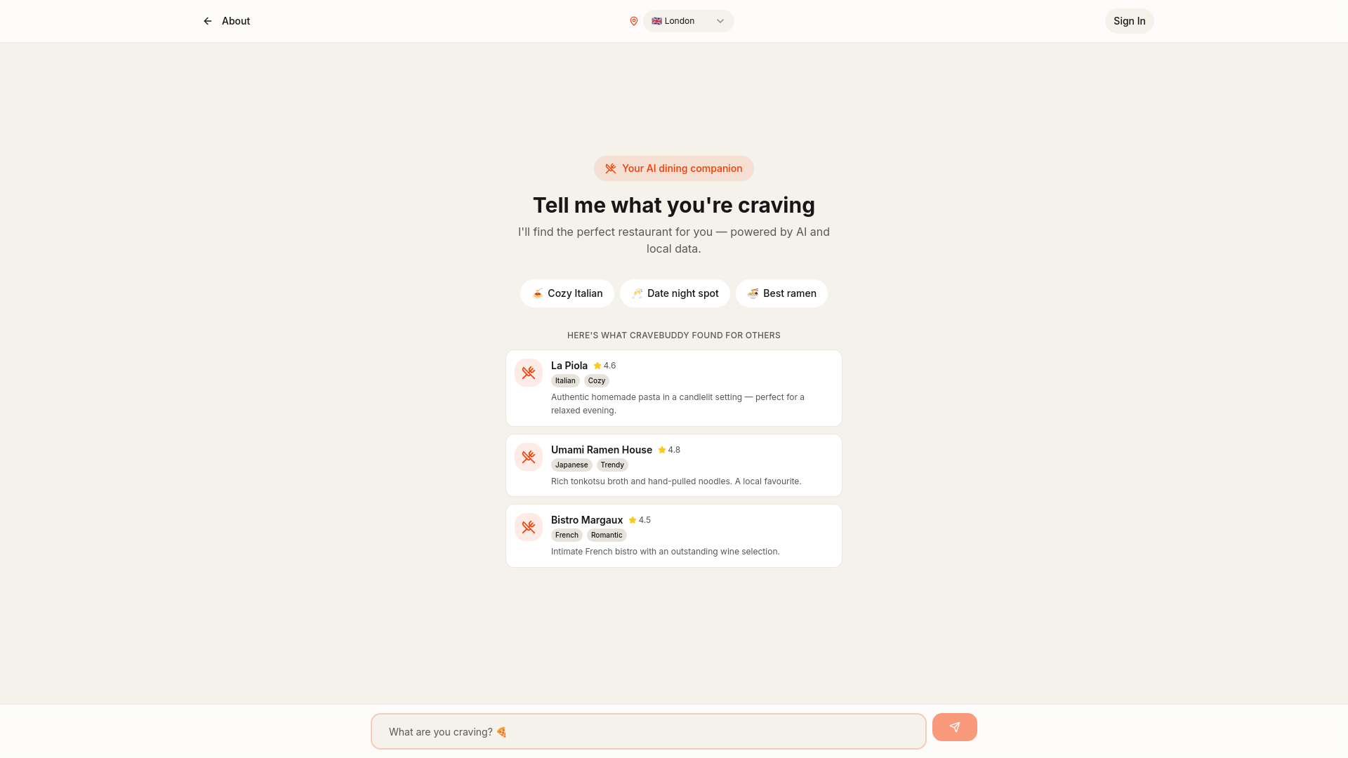 CraveBuddy gallery image