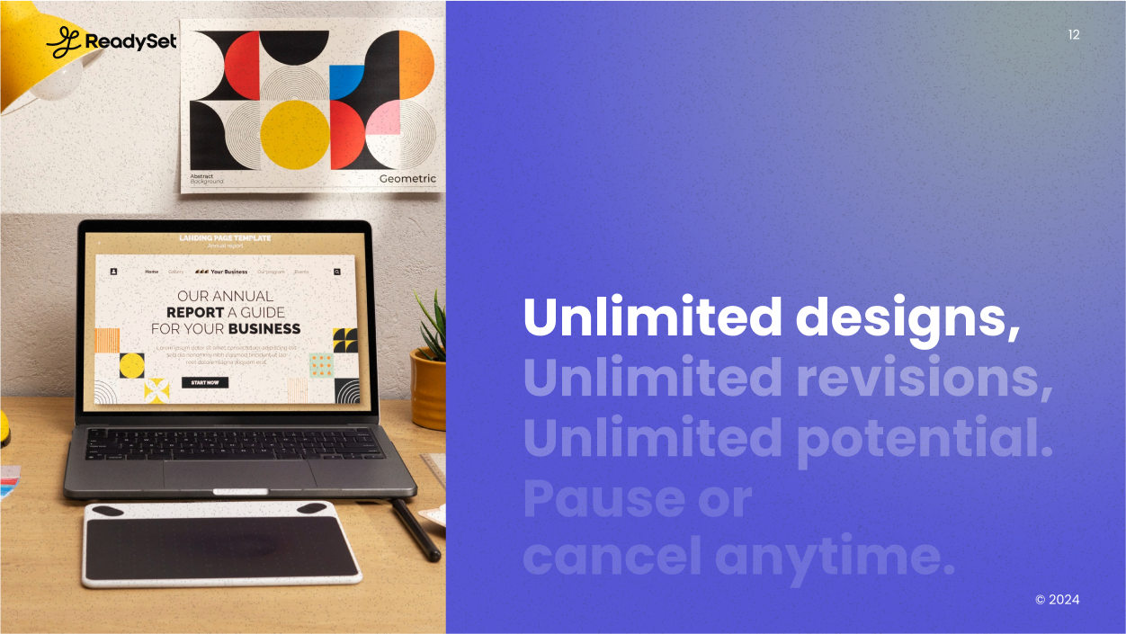 Readyset Design -Abonnement - von Sr. Designer mit Fortune 500 Exp.Schnelles Design von Profis. Medien 2