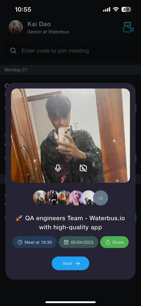 Waterbus: WebRTC SFU - L'app di videoconferenza open source basata sull'ultima WEBRTC. media 3