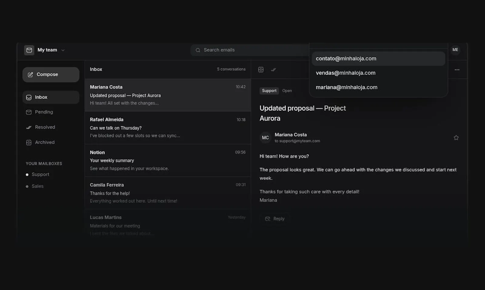 Domailo screenshot 2