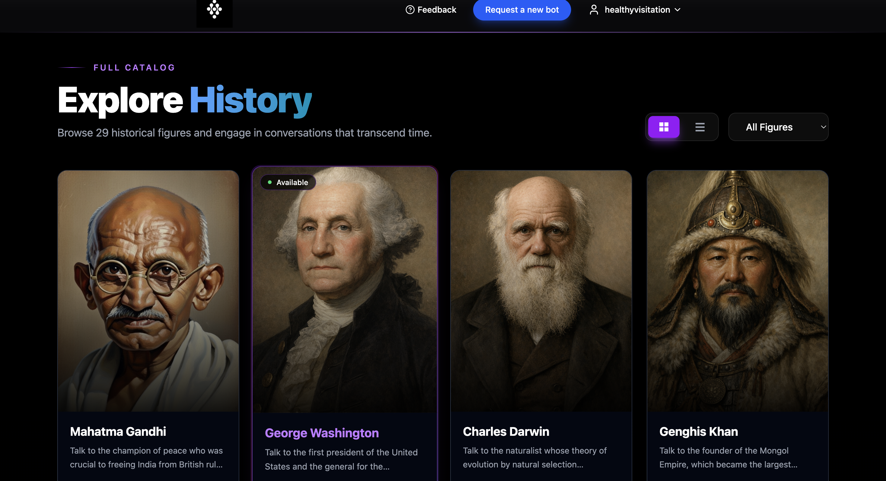 Echoes of History AI - Screenshot 5 showing product features and functionality