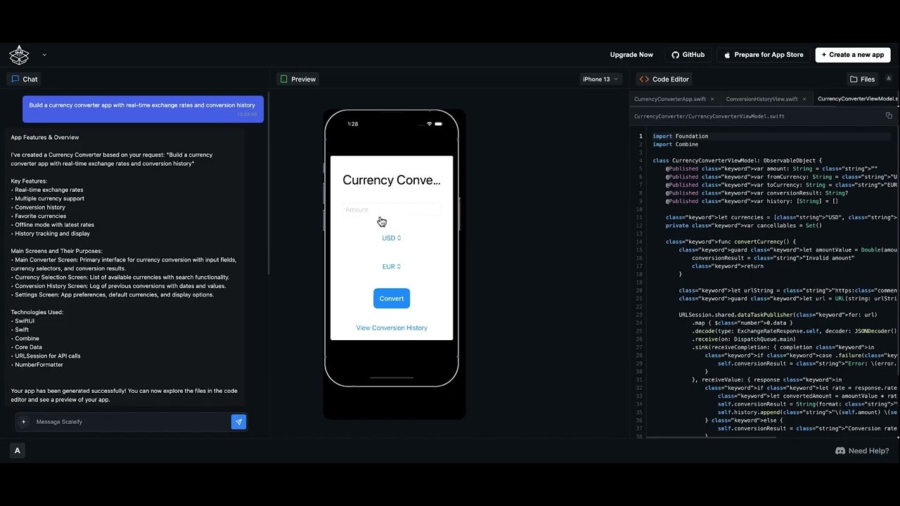 Scaleify – Native iOS apps in minutes gallery image