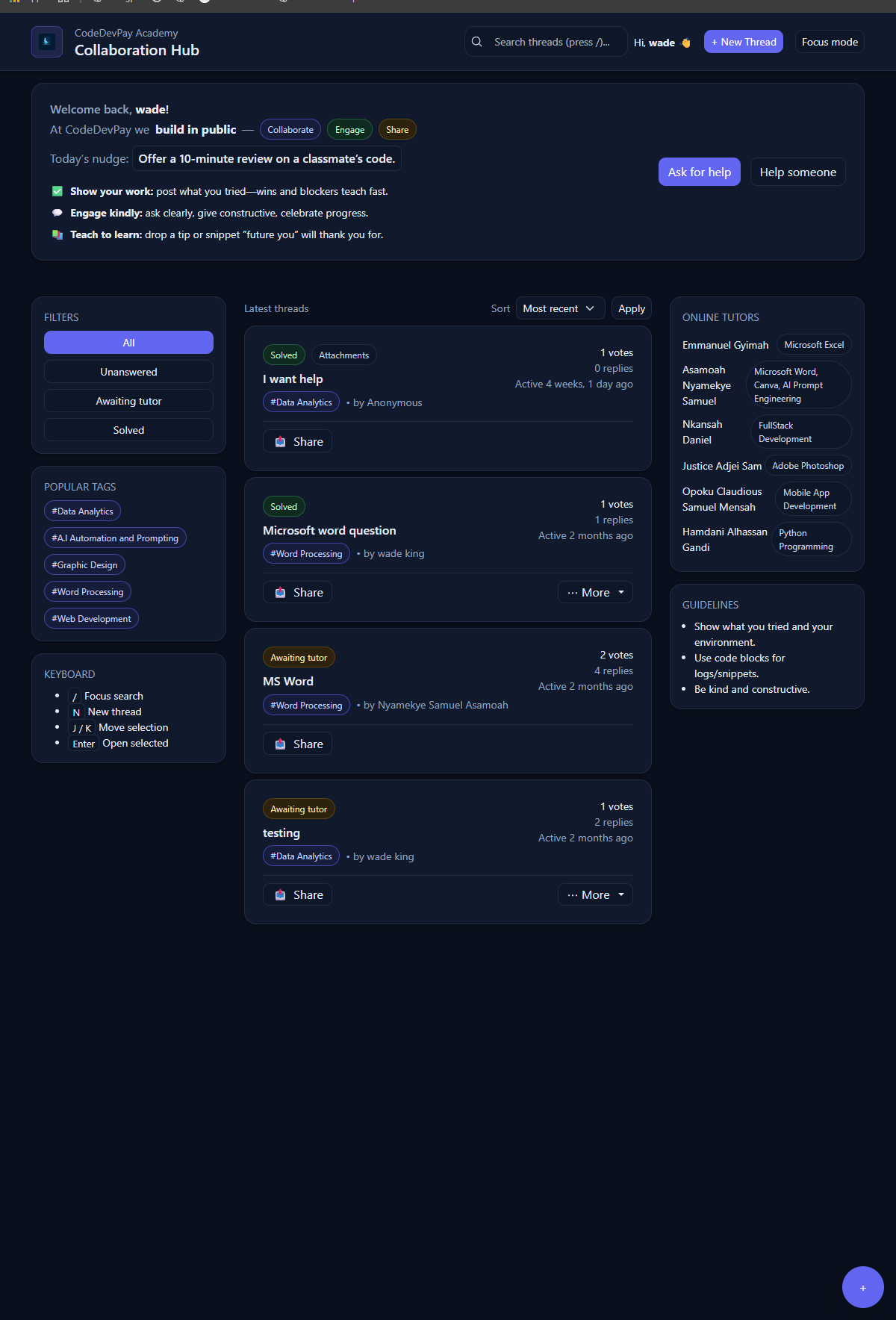 CodeDevPay Academy - Screenshot 3 showing product features and functionality