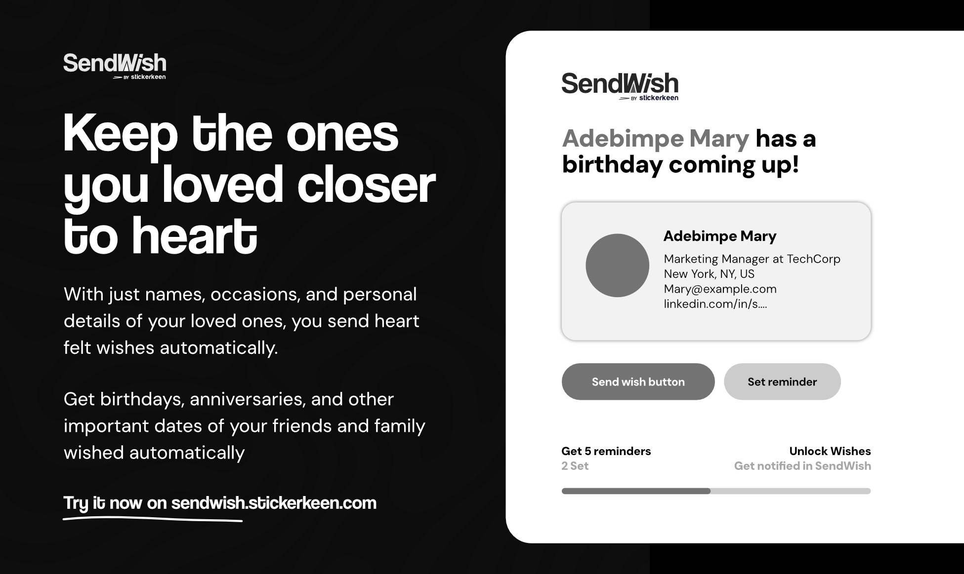 Sendwish media 3