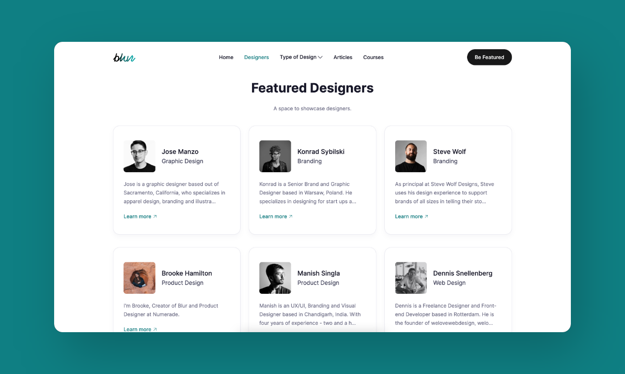 Blur Design gallery image