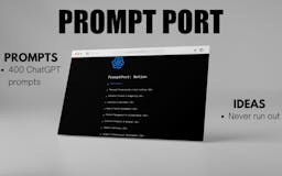 Prompt Port: Notion, 400 ChatGPT Prompts media 1