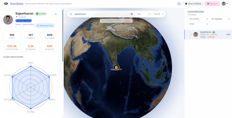 DevGlobe screenshot 3
