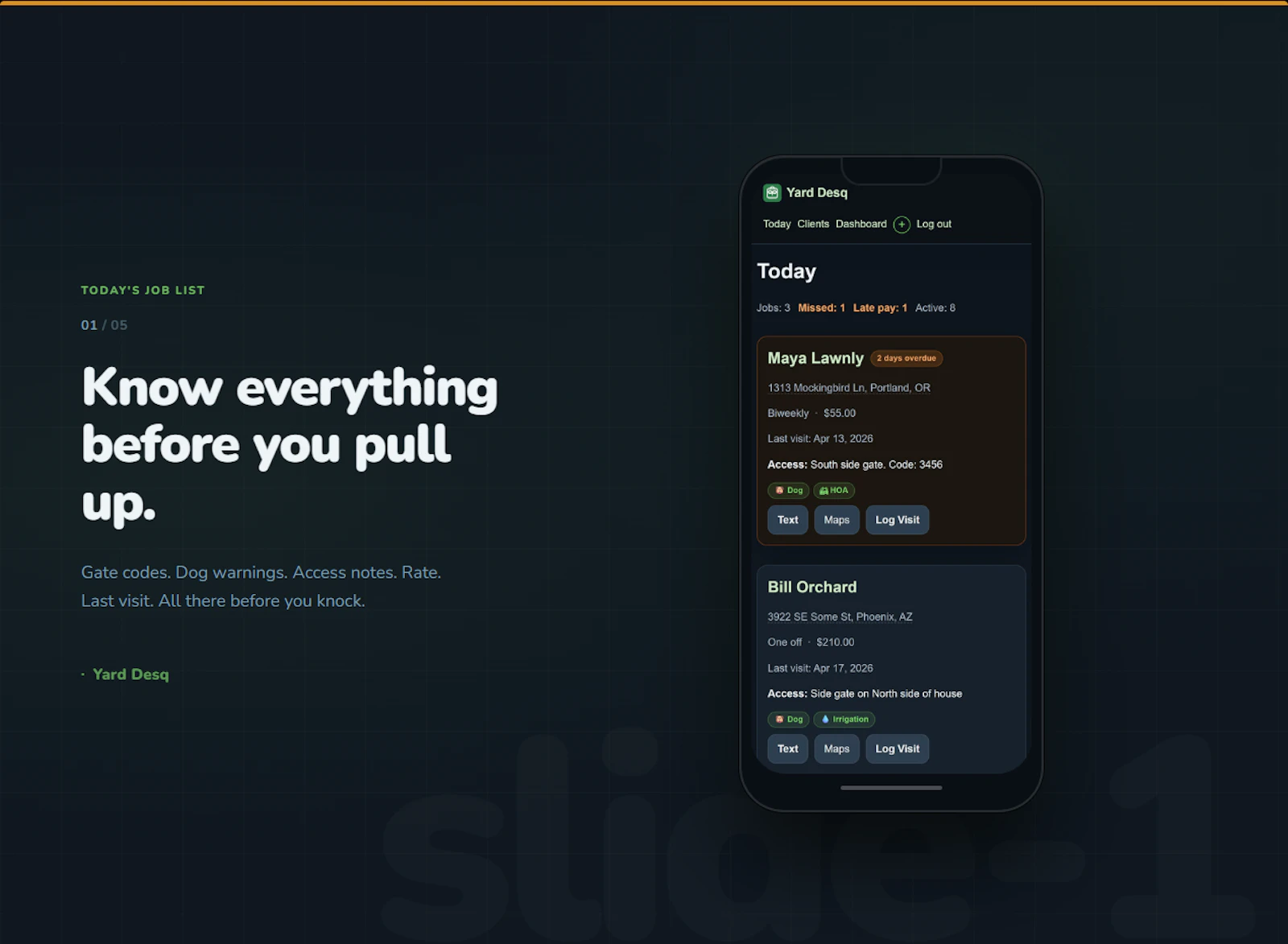 Yard Desq  screenshot 1