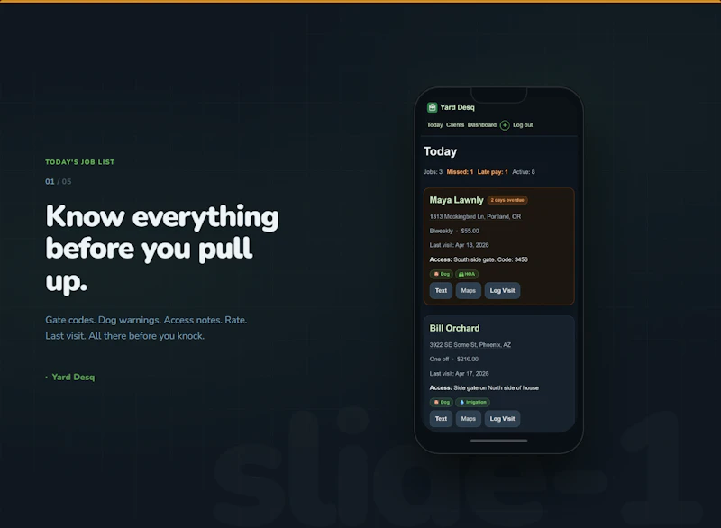 Yard Desq  screenshot 1