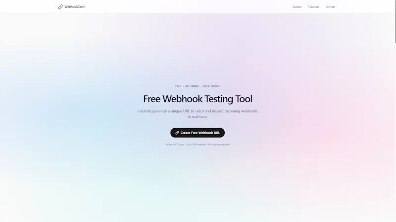 WebhookCatch screenshot 1
