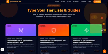 Type Soul Tier List gallery image