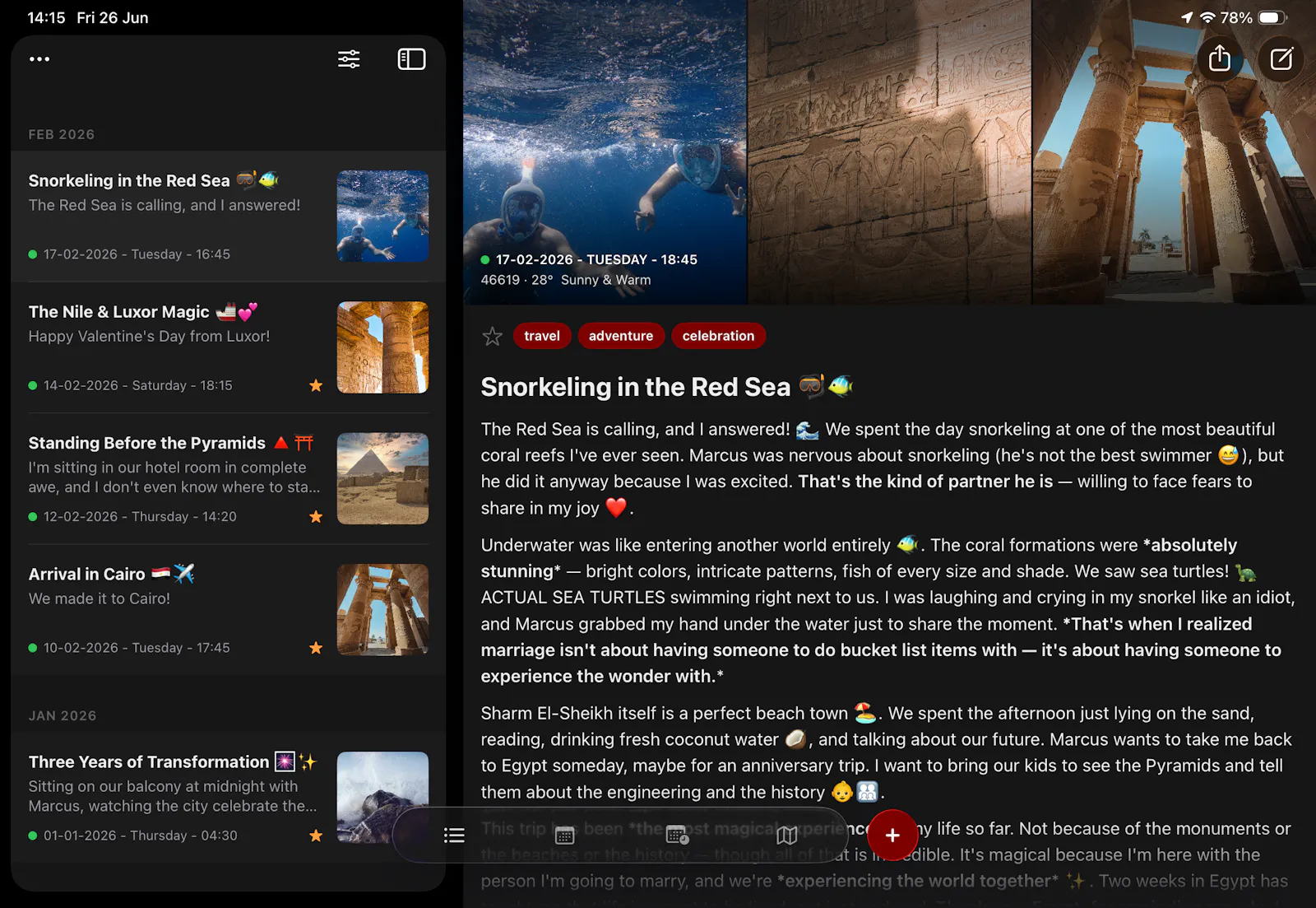 The Log screenshot 3