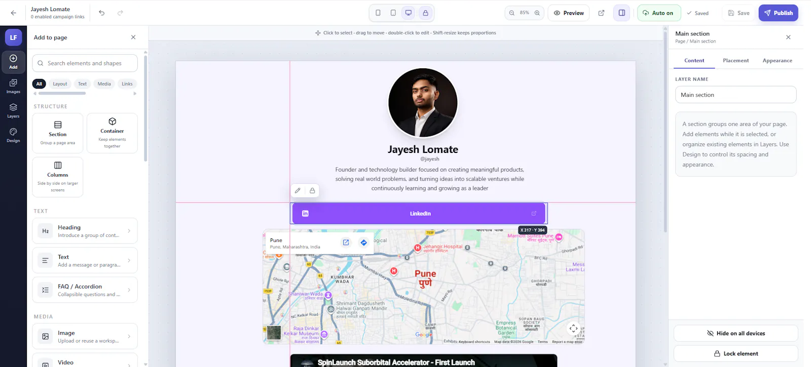 LinkForge 2.0 screenshot 1