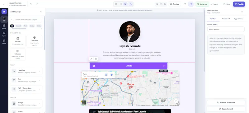 LinkForge 2.0 screenshot 1