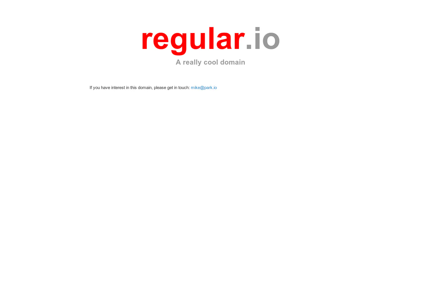 Regular.io