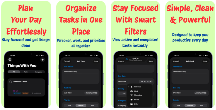 Things With You-Daily Planner gallery image