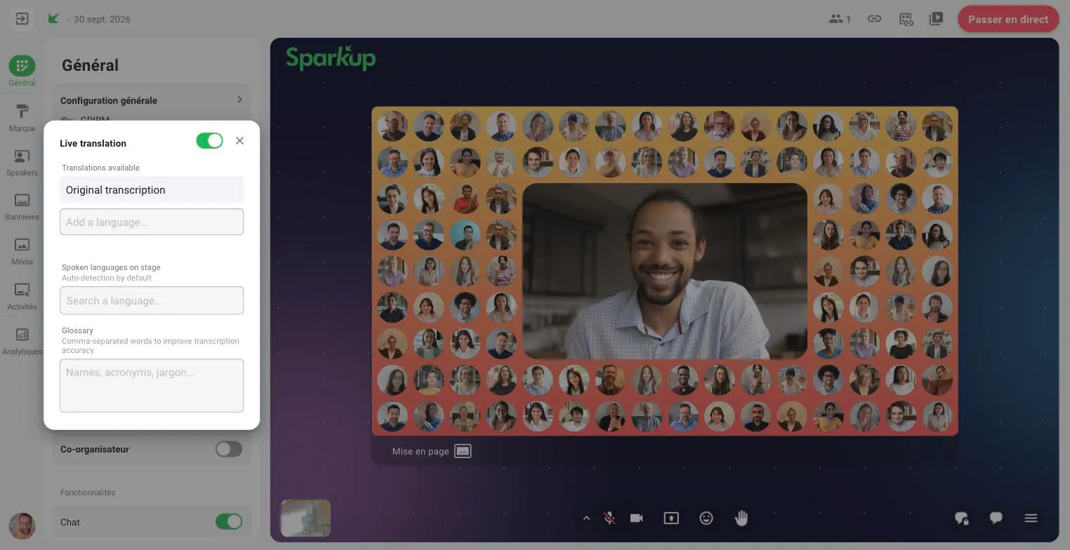 Sparkup AI Live Translation gallery image